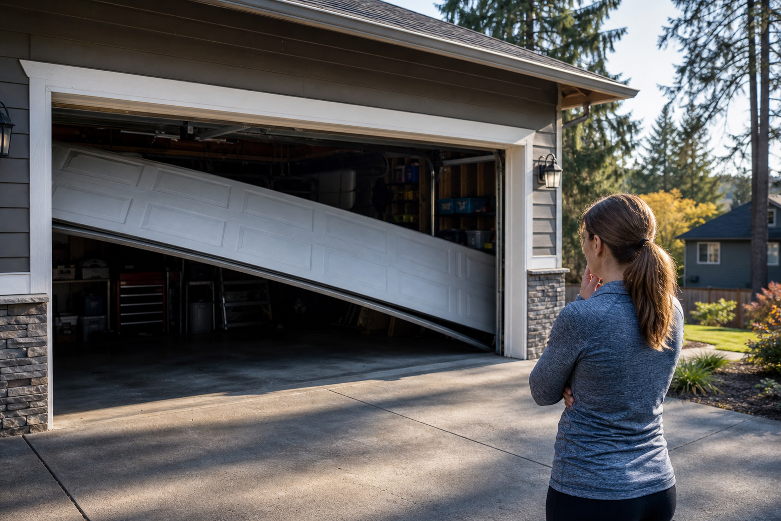 Emergency Garage Door Repair Near Me: What Spokane Homeowners Should Do First
